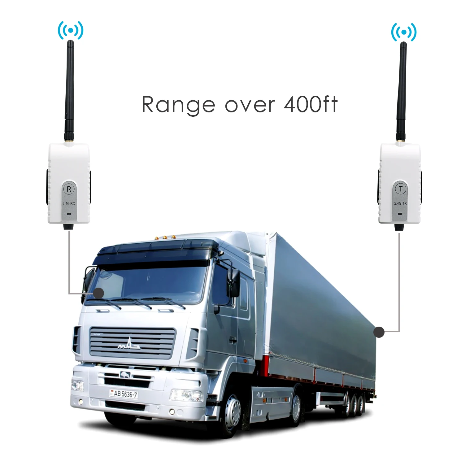 4g wireless 200mw enhanced car camera video transmitter and