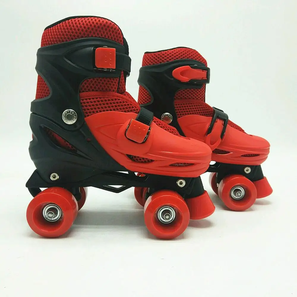 
2018 new design bounce inline skate patines set adjustable patines quad roller skate 