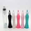 5 Pieces Clear Plastic Refillable Empty Art Marker for Drawing