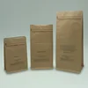 Trade assurance Box Pouch Coffee Bag with Pocket Zip,Box Pouch with Degassing Valve