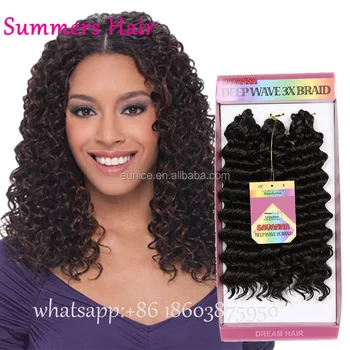 Freetress Bulk Hair Crochet Braid Deep Twist Glance Braid Bounce