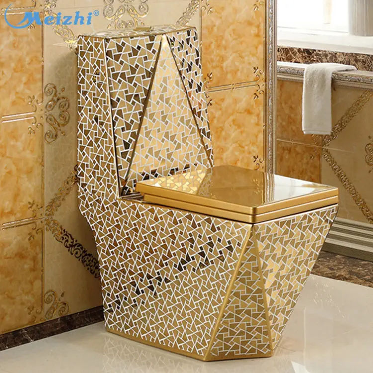 siphnoic gouden kleur langwerpige wc