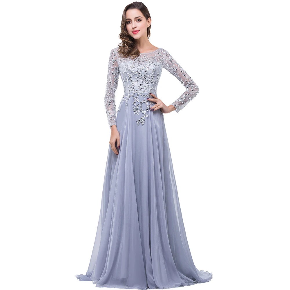 Generous Long Sleeves Prom Dresses Real Photos 2016