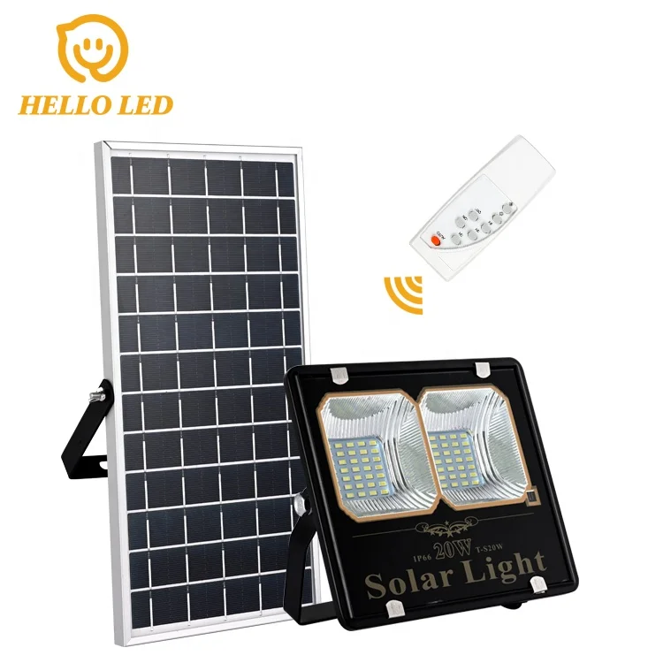 
2020 upgrade Super bright waterproof IP65 outdoor remote 300w solar powered flood light led 
