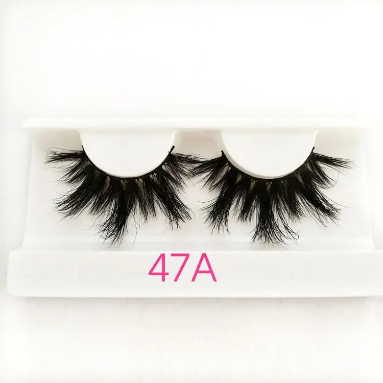 

Factory Wholesale Price Soft 100% Real Mink Fur 25mm False Eyelash, Natural black