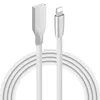 highest quality 2.4A Flat Zinc Alloy 8 Pin To USB Data Charger Cable For iPhone X/8/7 6S / 6 Plus 5SE 5S 5C 5 iPod Nano ipadAir