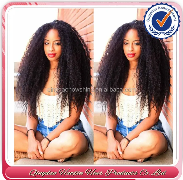 

Peruvian Virgin Afro Kinky Wig Short Curly Hair 180 Density 100% Human Hair Glueless Full Lace Kinky Curly Wigs For Black Women