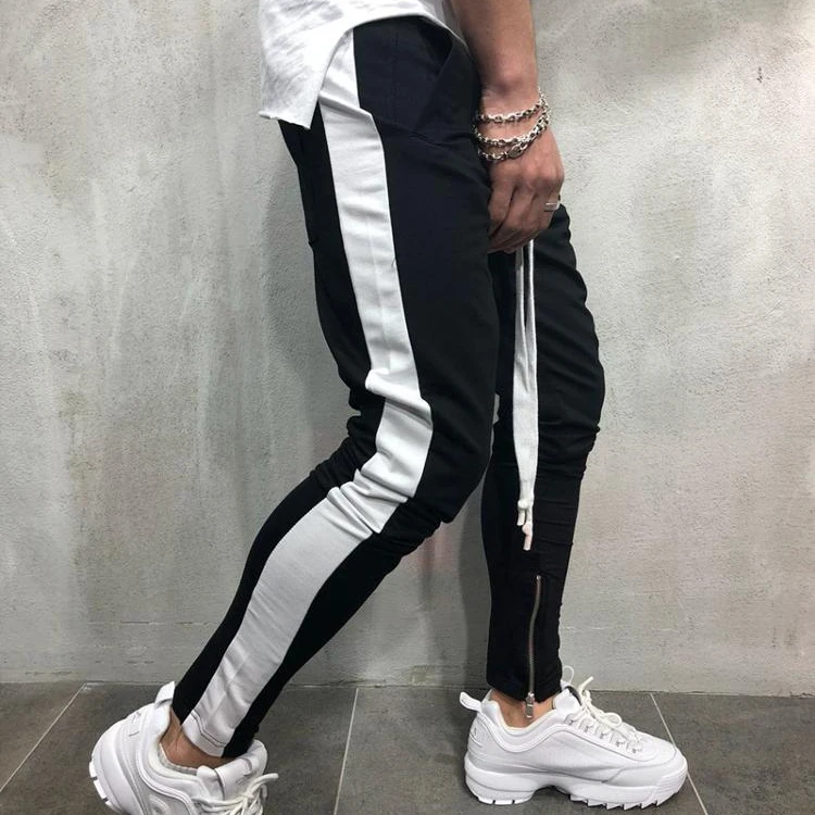 

2019 Amazon Good Quality Casual Pants Gym Fitness Men's Sport Pants Outdoor Sweatpants Male Jogger Trousers, White;red;gray;black