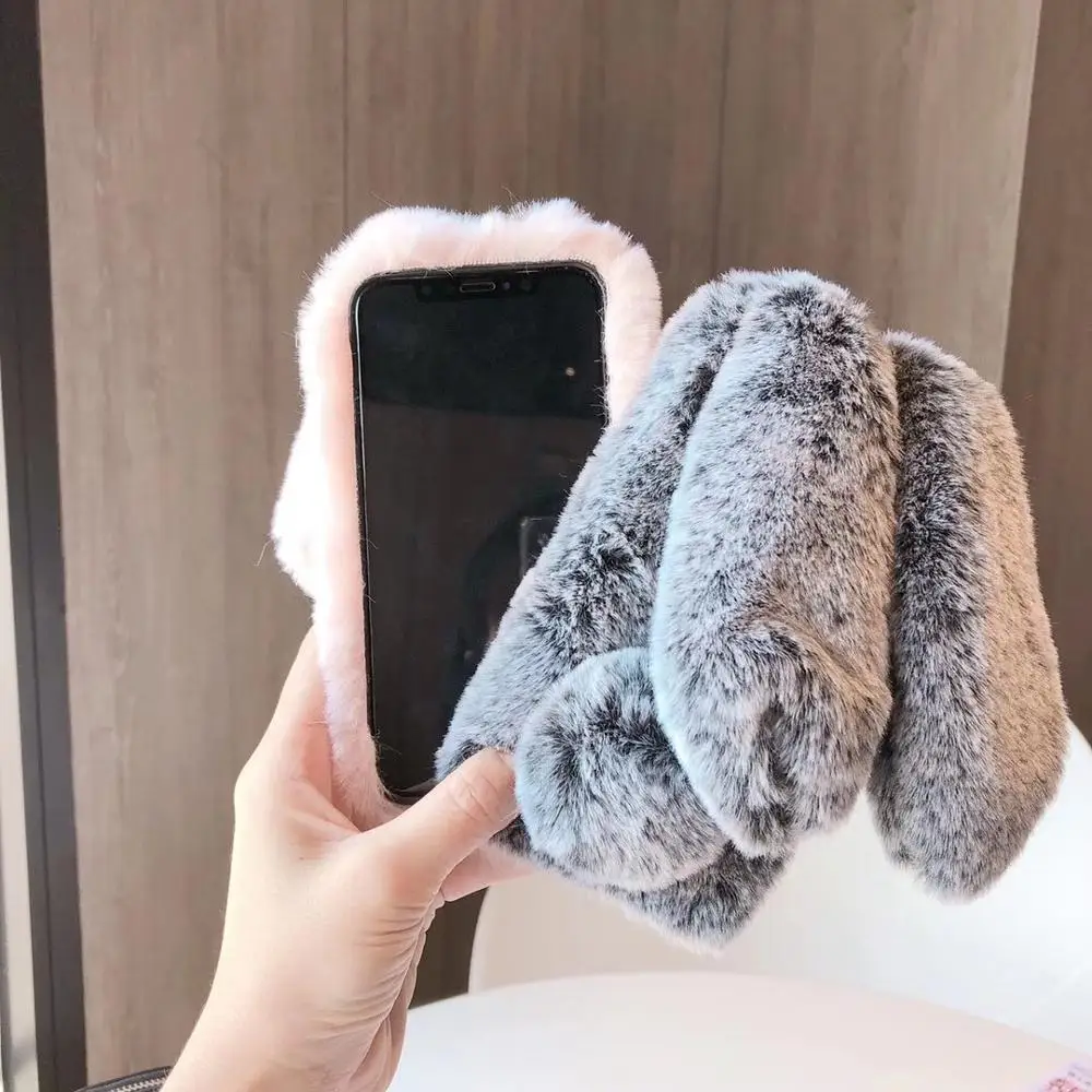 
top selling products in alibaba rabbit fur phone case,fur phone case for iPhone,phone accessories for iphone x 256gb 