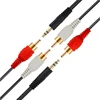 Custom 6.5mm male female audio to rca mic cables