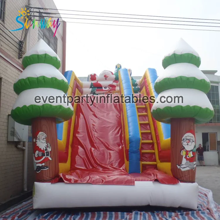 Inflatable Christmas Slide,Inflatable Santa Claus Slides For Promotion ...