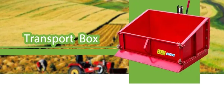 3 point agricultural tractor transport box with ce for sale