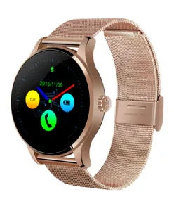 W32 Touch Screen Smartwatch Bracelet Voice Call Rose Gold