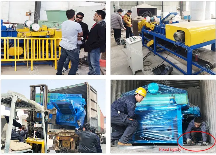 Scrap Small Type Lead Acid Battery Recycling Machine