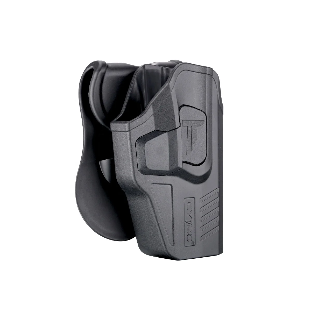 

Cytac Tactical Gun Plastic Holster for Glock 19, 23, 32 Police Shooting Holster, Black