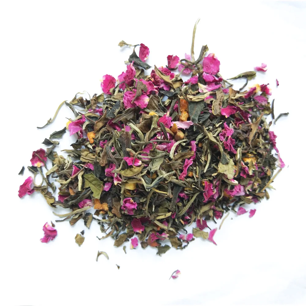 japanese Cherry Blossom White Tea leaves
