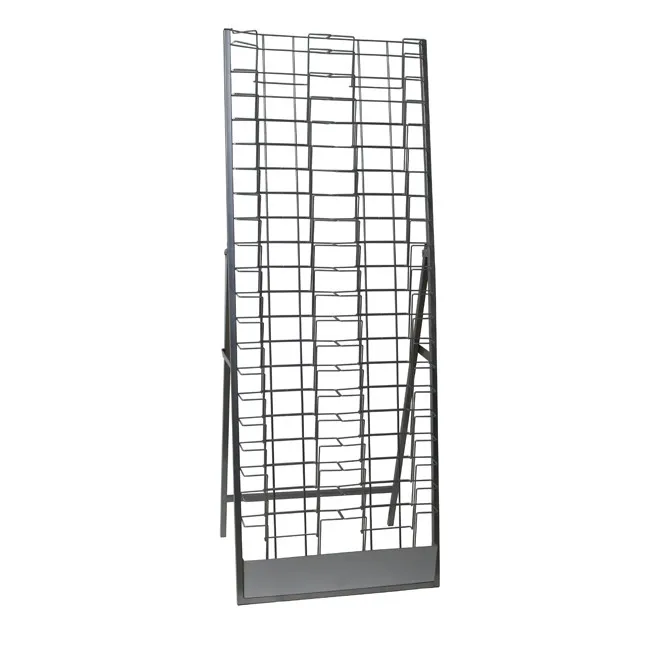 Spinner Floor Pocket Wire Book Stand Greeting Card Rack Book Display