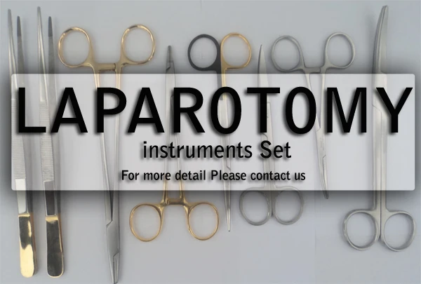 laparotomy instruments set