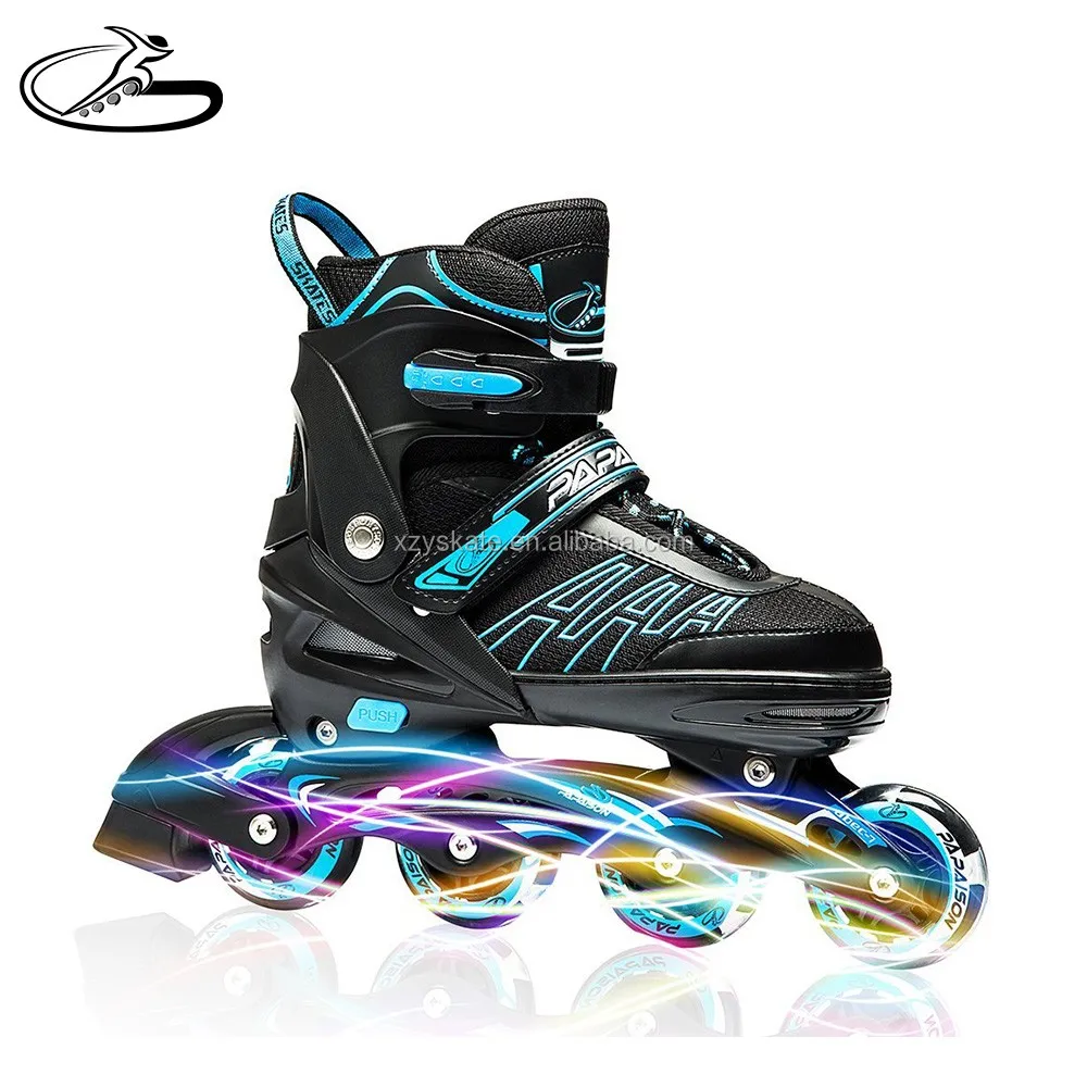 Amazon Hot Sale Adjustable Electric Led Wheels Child Roller Skates Inline Buy Child Roller