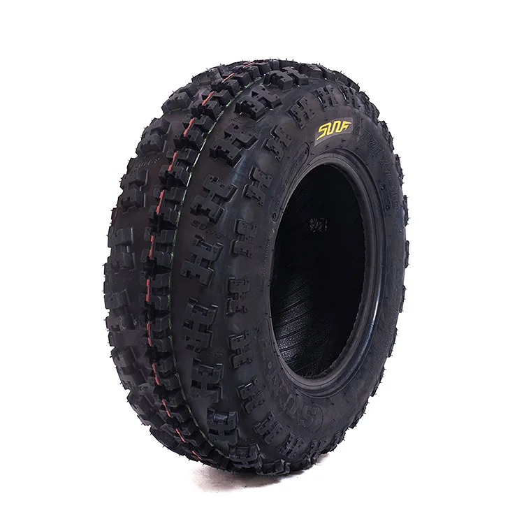 Tubeless Set of 4 SunF A028 Off-Road ATV UTV Mud Tires 23x7-10 Front & 22x12-9 Rear 6 PR 