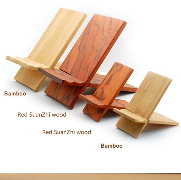 Bamboo For Iphone Holder,Wooden Mobile Stand,Cell Phone 
