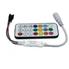 Mini Wireless RF Dream Color LED Digital Strip Controller with 21 Keys Remote