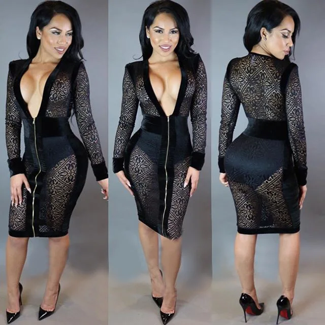 mesh night dress
