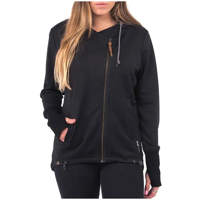 womens plain zip up hoodies