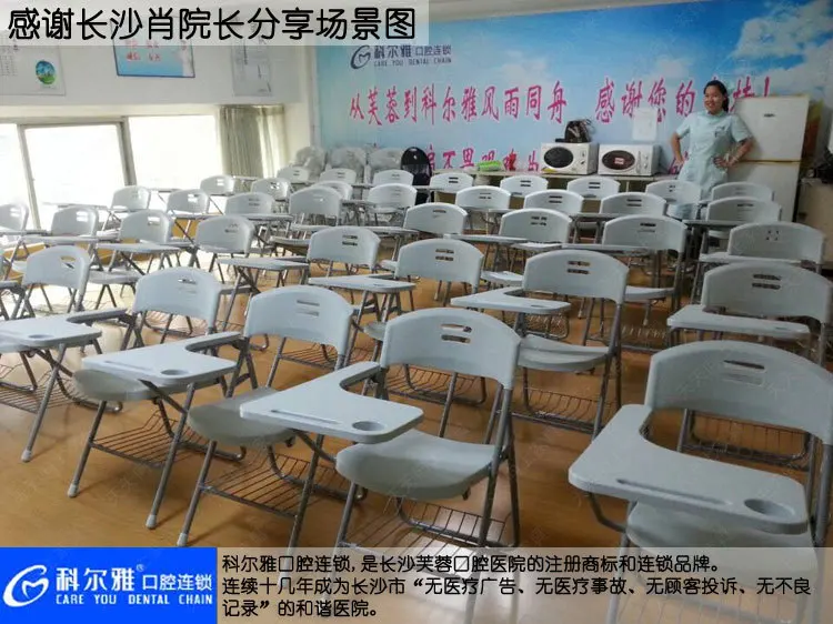 New folding Writing Chair of Student Big Tablet Arm Chair College Sketching Chair Heavy Loading Capacity