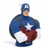 Marvel Comics Boys' Marvel Captain America resin figure/Bust Money Bank Resin One Size Blue