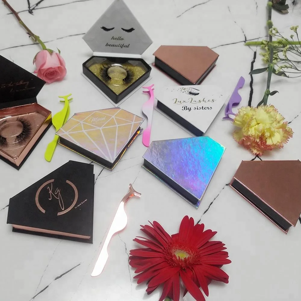 

Customized package accepted 3D fashion good false eyelashes, Black