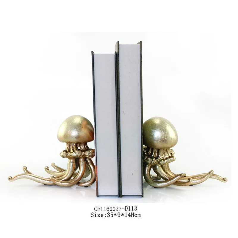 Abstract Character Man Statue Resin Figurine Decoration gold bookend crystal bookends factory