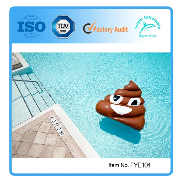 High Quality Giant Poop Pool Float,Inflatable Summer Toy,Pool Party Toy