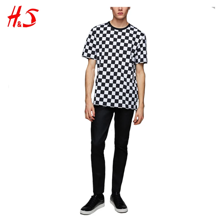 chequered t shirt