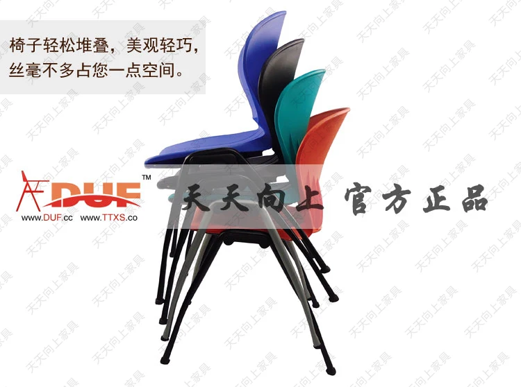 Student Table and Chair with Note Taking Table Training Center Chair with Writing Pad