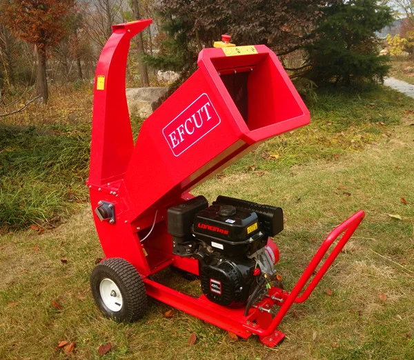 Efcut A017 Ducar Engine Wood Chipper Machine Shredder With 15hp 420cc