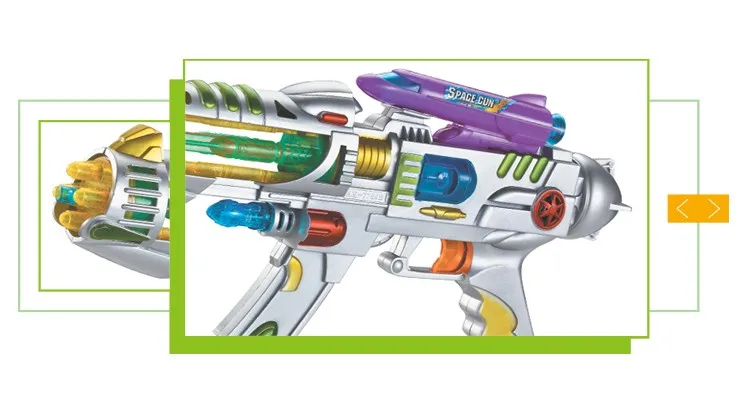 target laser gun set