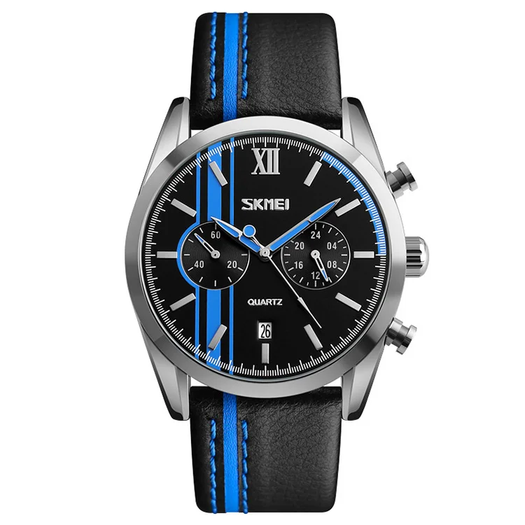 

Fashion watches 2018 leather strap chinese man quartz watch