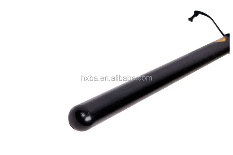 
high quality 50cm plastic police baton with string PP ABS PC tonfa baton rubber baton 
