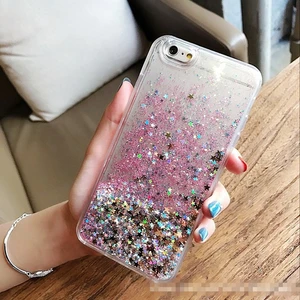 Bling Glitter Liquid Silicone iPhone X Xs