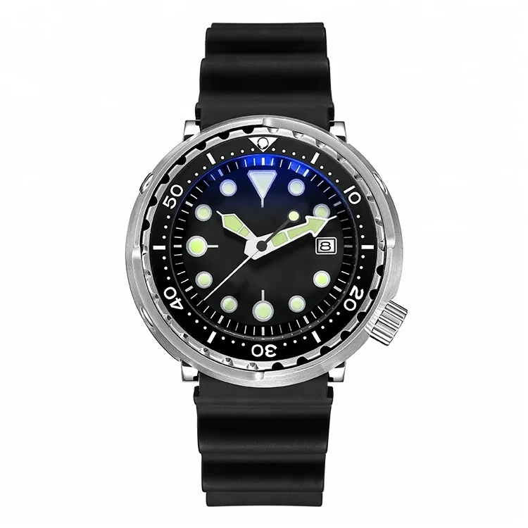 
Retail 316L Stainless steel Sterile Tuna Japanese NH 35A automatic movement 20ATM water resistance Diver dive Watch 