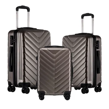 set of 3 lightweight suitcases