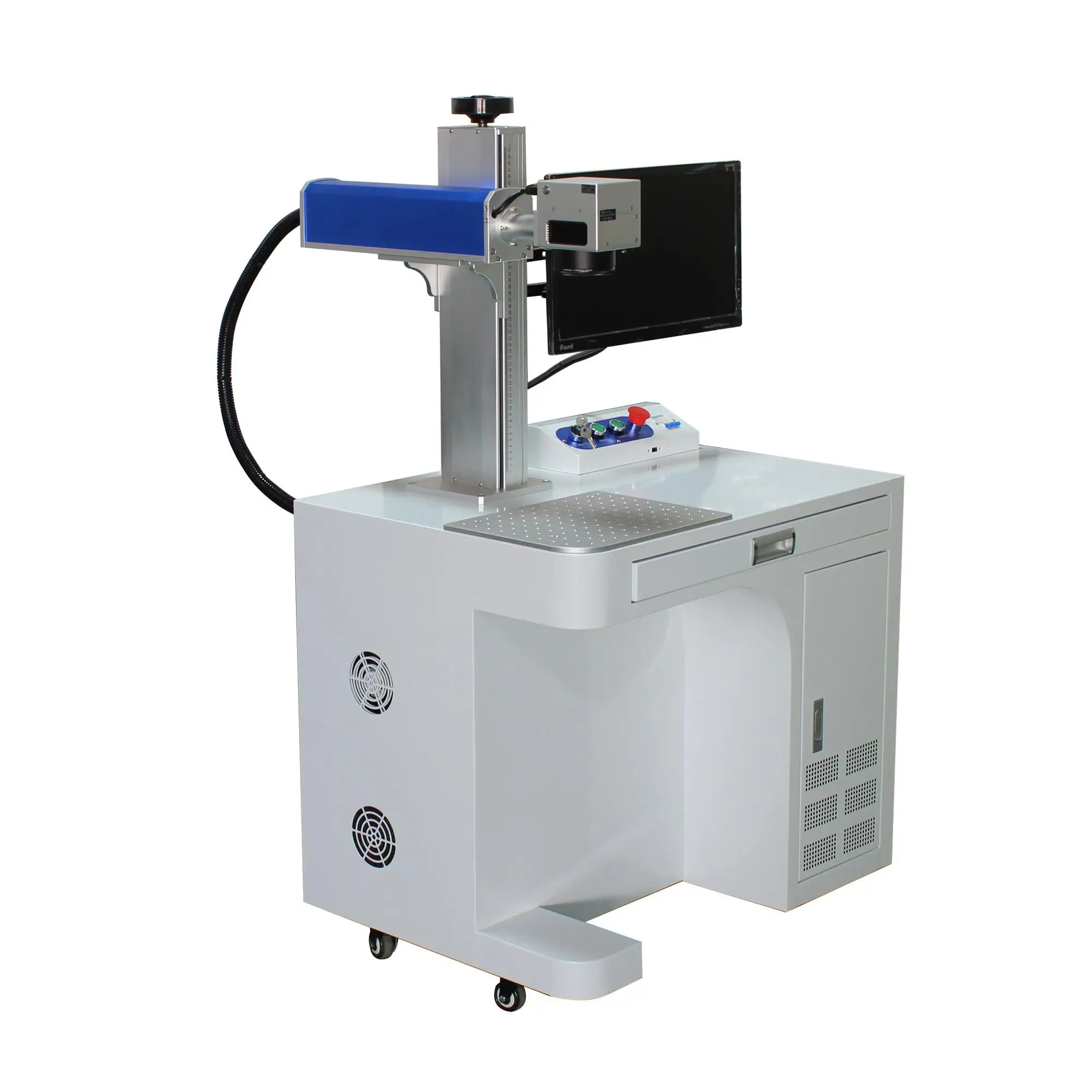 2 Years warranty high precision portable 20w fiber laser marking machine