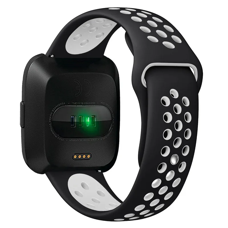 

Double color sport strap bands for Fitbit Versa with air holes