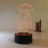 Multicolor Change 3D Visual Led Base Dim 3D Night Light