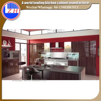 Zh Modular Diy Custom Petg Sheet Laminate Kitchen Cabinet Furniture