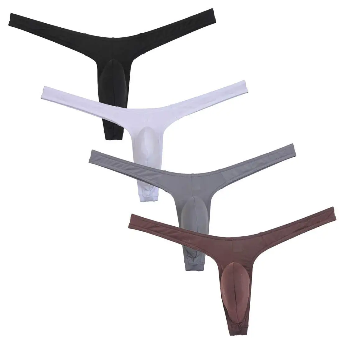 Buy JAXFSTK Men Athletic Shiny Micro T-Back Guys Thongs Bikini String ...