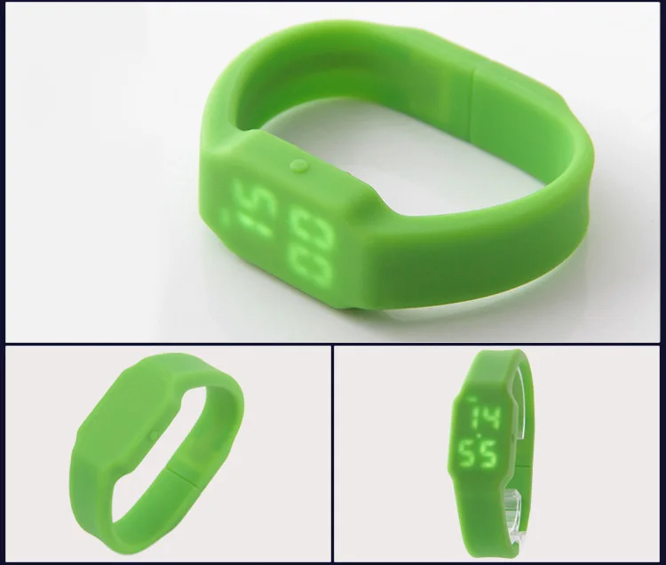 customerized logo with lithium battery wrist watch USB Flash disk