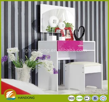 Simple Flat Pack Melamine Mdf Particle Board Dresser Table For