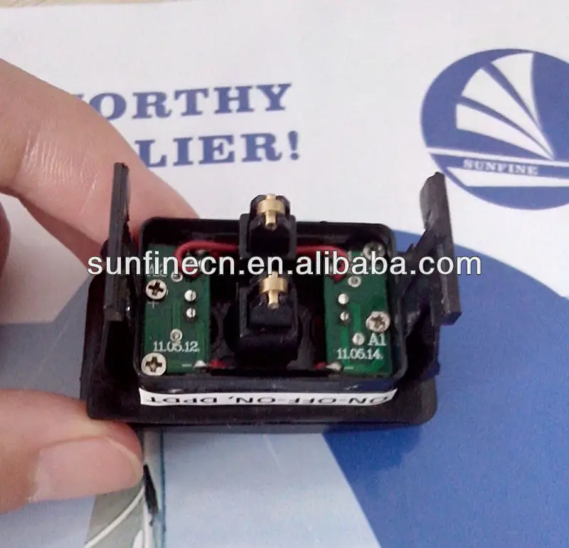 CARLING Switch Circuit on//off LED Green